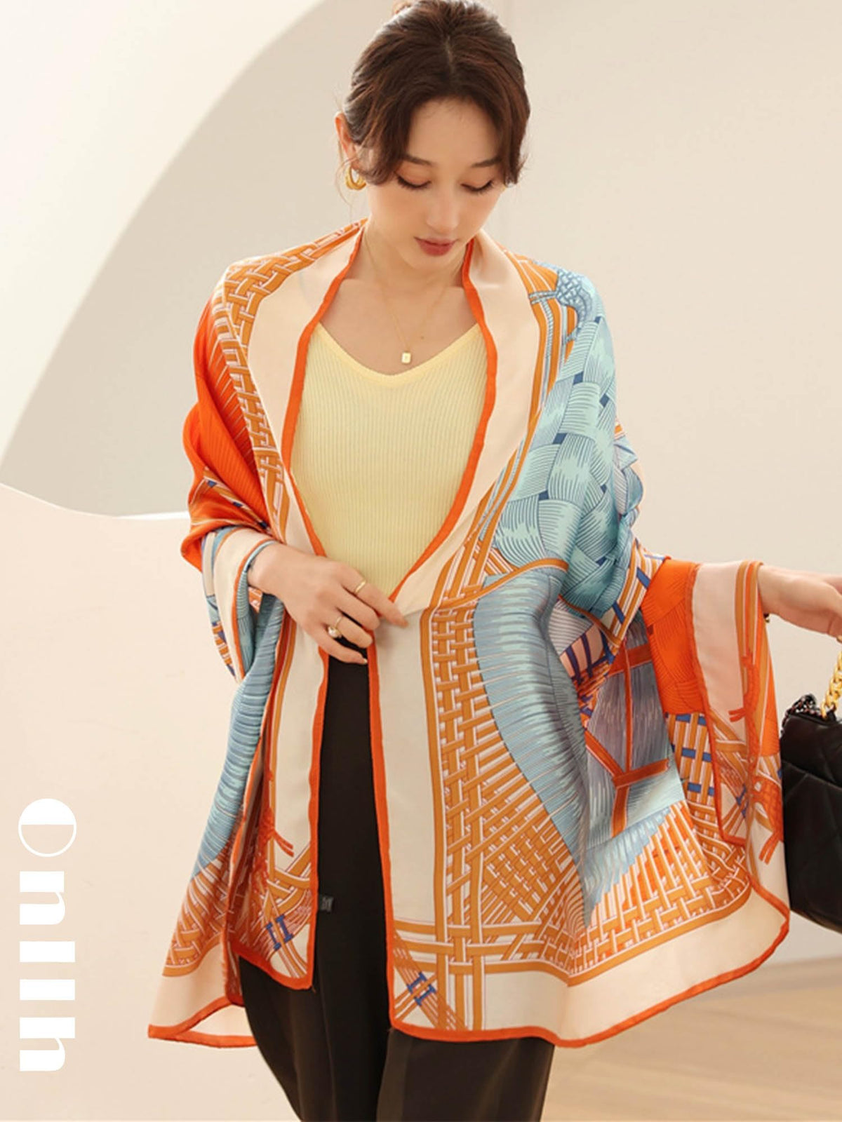 Large Shawl Scarf For Women Lightweight Wraps Silky Headscarf Long Sunscreen Scarfs