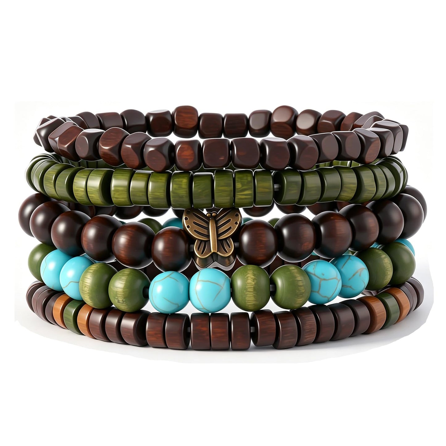 Gothic Bracelet Adjustable Punk Braided Leather Multilayer Grunge Set Bracelets Emo Metal Cuff Wrap Bangles Meaningful Gift