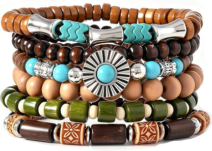 Gothic Bracelet Adjustable Punk Braided Leather Multilayer Grunge Set Bracelets Emo Metal Cuff Wrap Bangles Meaningful Gift