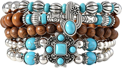 Gothic Bracelet Adjustable Punk Braided Leather Multilayer Grunge Set Bracelets Emo Metal Cuff Wrap Bangles Meaningful Gift