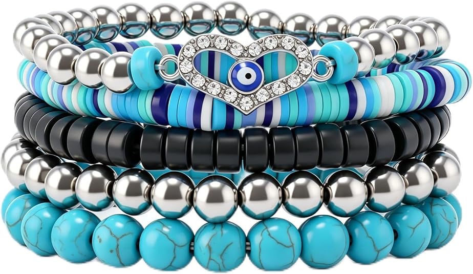 Gothic Bracelet Adjustable Punk Braided Leather Multilayer Grunge Set Bracelets Emo Metal Cuff Wrap Bangles Meaningful Gift