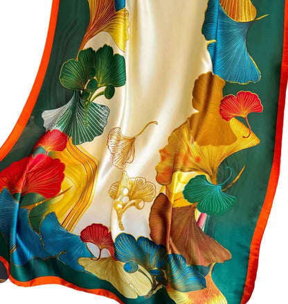 Acotavie Scarfs for Women Dressy Fashion Scarves Long Floral Pattern Scarf