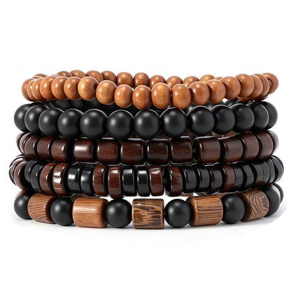 Gothic Bracelet Adjustable Punk Braided Leather Multilayer Grunge Set Bracelets Emo Metal Cuff Wrap Bangles Meaningful Gift
