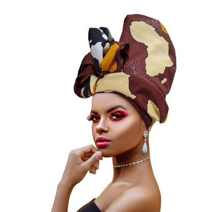 Ankara African Print Soft Headwraps Headband Long Hair Head Wrap Scarf Turban Tie Jersey Knit African head wraps