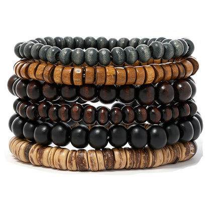 Gothic Bracelet Adjustable Punk Braided Leather Multilayer Grunge Set Bracelets Emo Metal Cuff Wrap Bangles Meaningful Gift