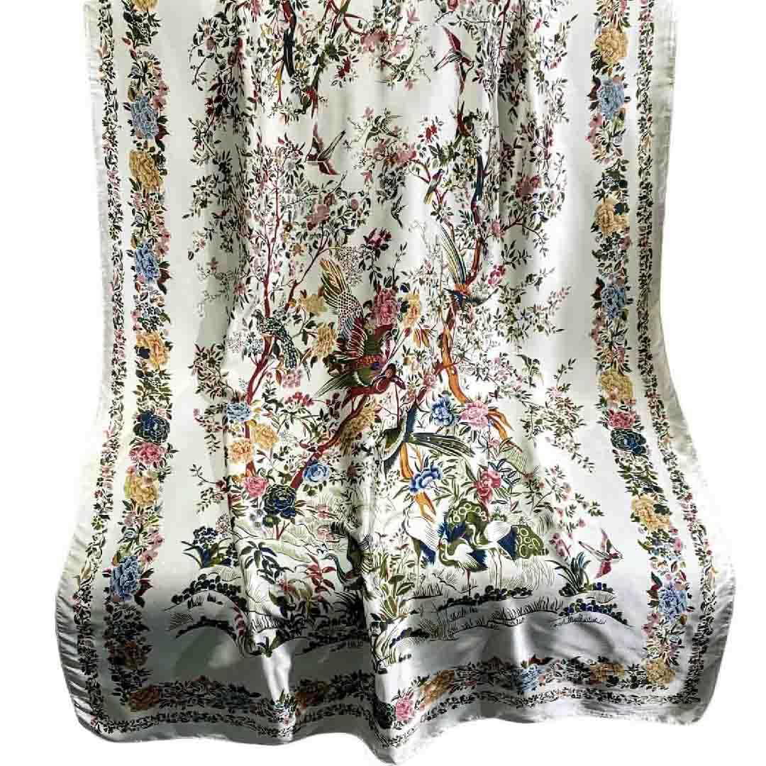 Acotavie Scarfs for Women Dressy Fashion Scarves Long Floral Pattern Scarf