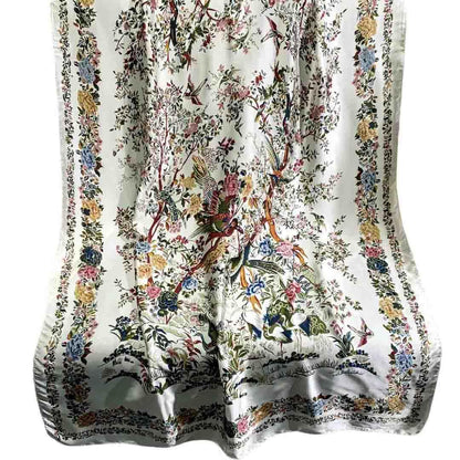 Acotavie Scarfs for Women Dressy Fashion Scarves Long Floral Pattern Scarf