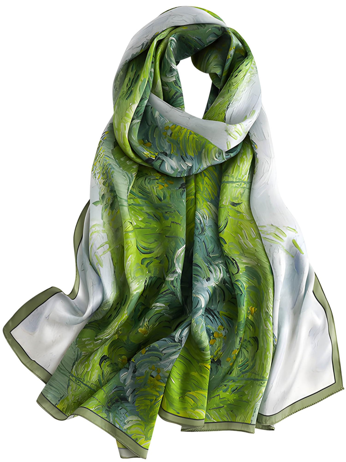 Large Shawl Scarf For Women Lightweight Wraps Silky Headscarf Long Sunscreen Scarfs