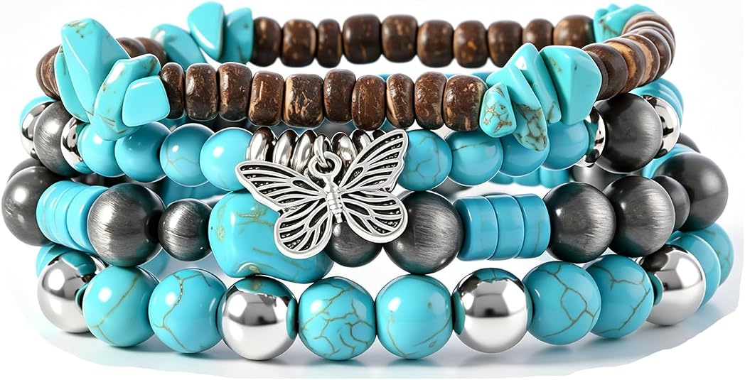 Gothic Bracelet Adjustable Punk Braided Leather Multilayer Grunge Set Bracelets Emo Metal Cuff Wrap Bangles Meaningful Gift