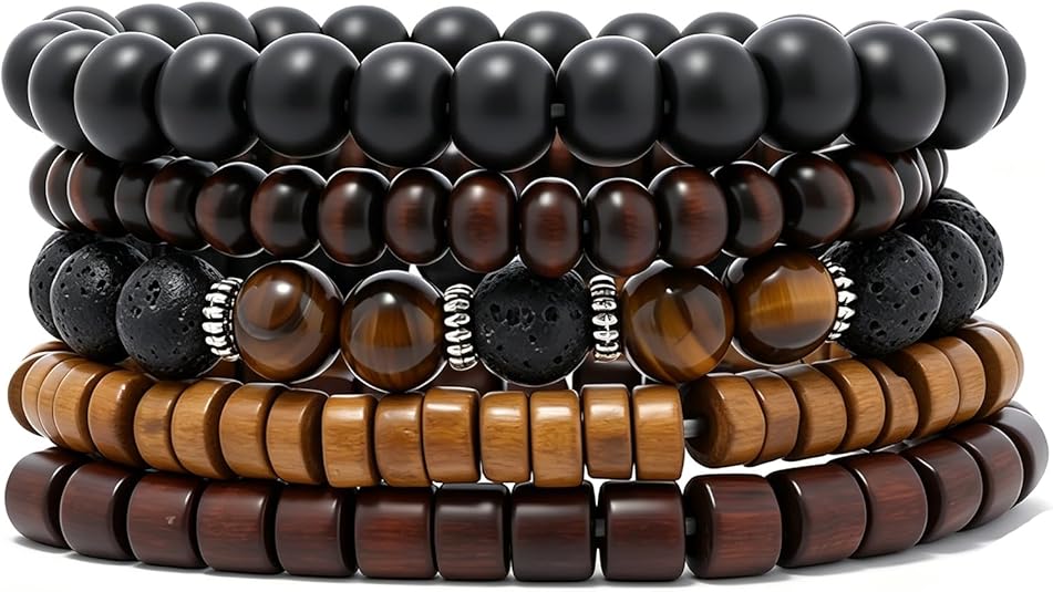 Gothic Bracelet Adjustable Punk Braided Leather Multilayer Grunge Set Bracelets Emo Metal Cuff Wrap Bangles Meaningful Gift