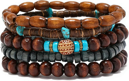 Gothic Bracelet Adjustable Punk Braided Leather Multilayer Grunge Set Bracelets Emo Metal Cuff Wrap Bangles Meaningful Gift