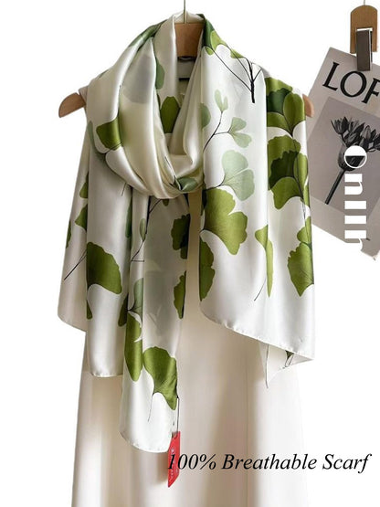 Large Shawl Scarf For Women Lightweight Wraps Silky Headscarf Long Sunscreen Scarfs