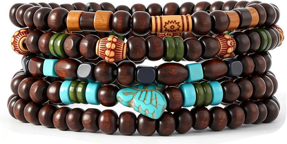 Gothic Bracelet Adjustable Punk Braided Leather Multilayer Grunge Set Bracelets Emo Metal Cuff Wrap Bangles Meaningful Gift