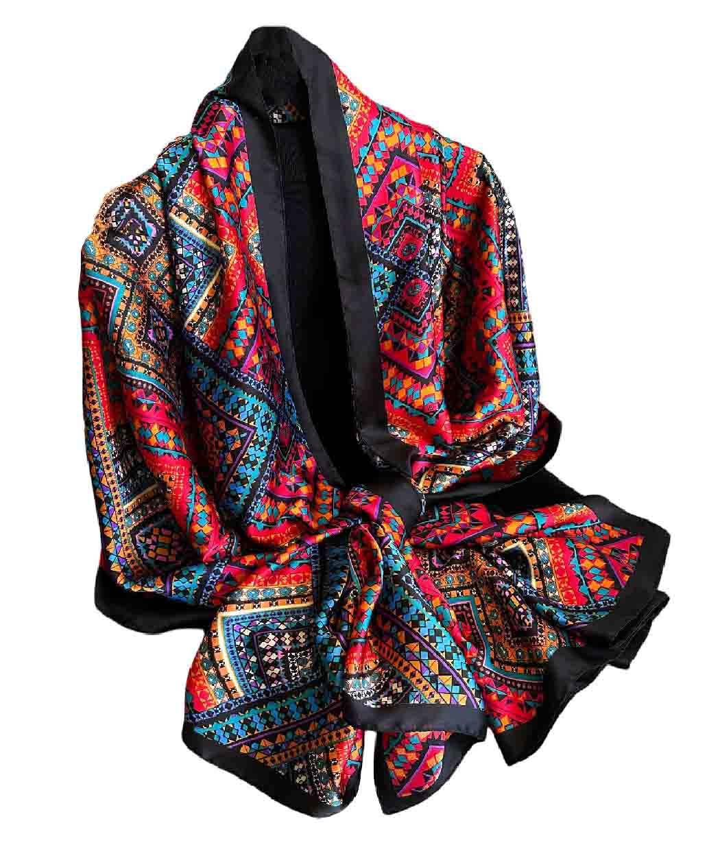 Acotavie Scarfs for Women Dressy Fashion Scarves Long Floral Pattern Scarf