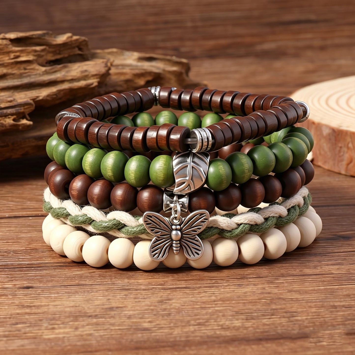 Gothic Bracelet Adjustable Punk Braided Leather Multilayer Grunge Set Bracelets Emo Metal Cuff Wrap Bangles Meaningful Gift