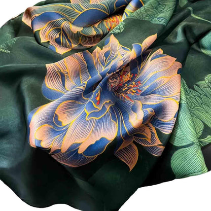 Acotavie Scarfs for Women Dressy Fashion Scarves Long Floral Pattern Scarf