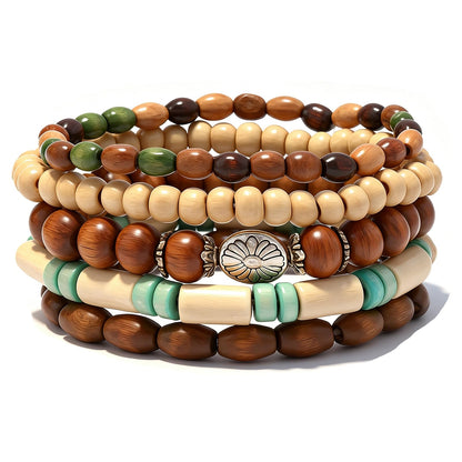 Gothic Bracelet Adjustable Punk Braided Leather Multilayer Grunge Set Bracelets Emo Metal Cuff Wrap Bangles Meaningful Gift