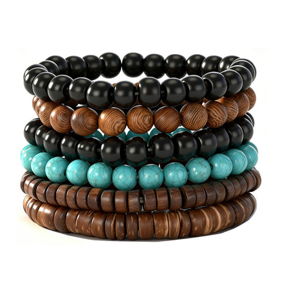 Gothic Bracelet Adjustable Punk Braided Leather Multilayer Grunge Set Bracelets Emo Metal Cuff Wrap Bangles Meaningful Gift