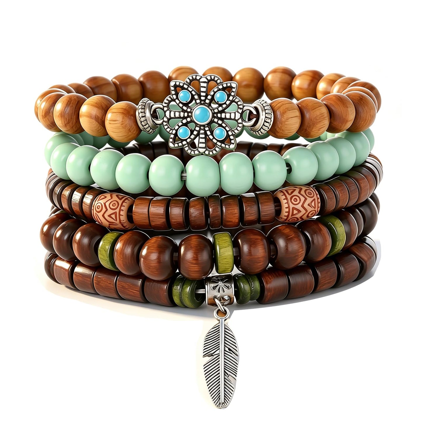 Gothic Bracelet Adjustable Punk Braided Leather Multilayer Grunge Set Bracelets Emo Metal Cuff Wrap Bangles Meaningful Gift