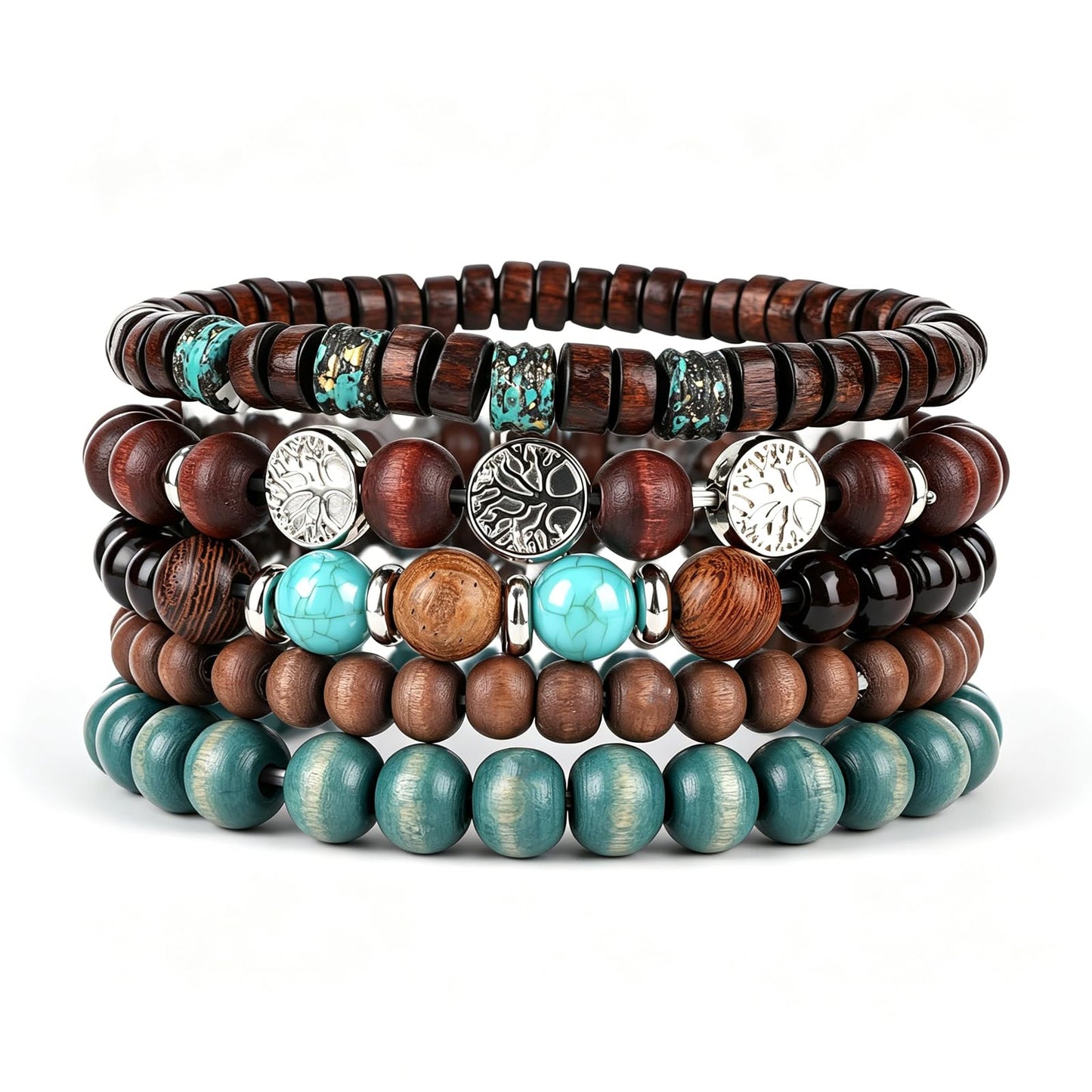 Gothic Bracelet Adjustable Punk Braided Leather Multilayer Grunge Set Bracelets Emo Metal Cuff Wrap Bangles Meaningful Gift