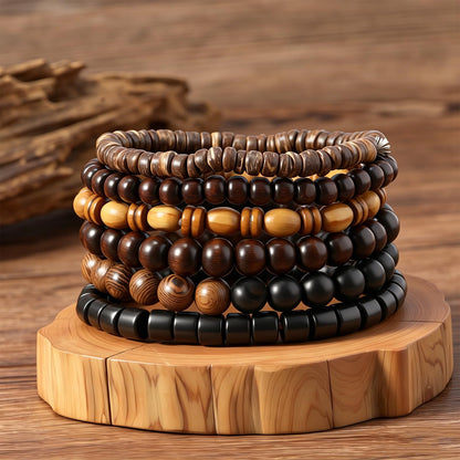 Gothic Bracelet Adjustable Punk Braided Leather Multilayer Grunge Set Bracelets Emo Metal Cuff Wrap Bangles Meaningful Gift