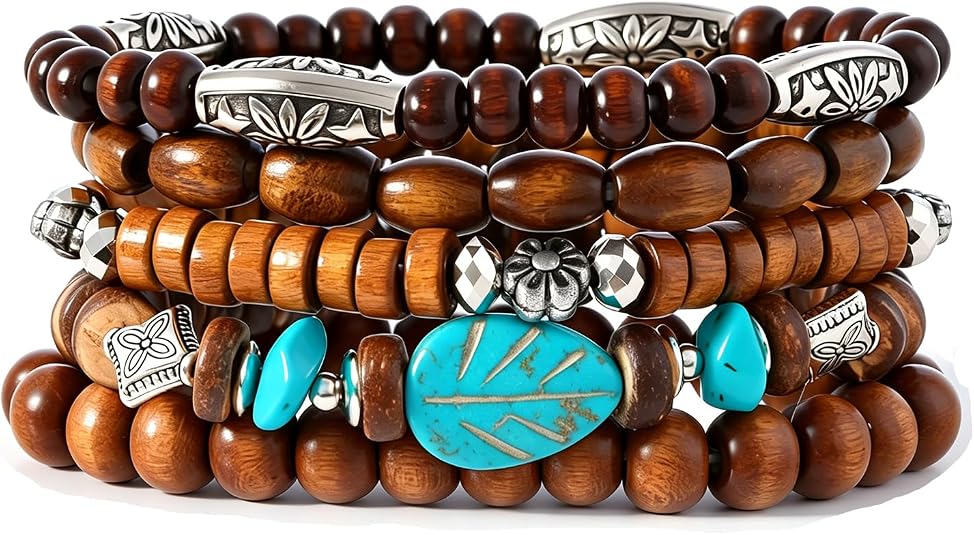 Gothic Bracelet Adjustable Punk Braided Leather Multilayer Grunge Set Bracelets Emo Metal Cuff Wrap Bangles Meaningful Gift