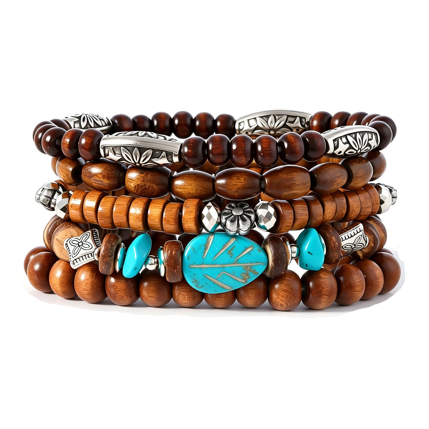 Gothic Bracelet Adjustable Punk Braided Leather Multilayer Grunge Set Bracelets Emo Metal Cuff Wrap Bangles Meaningful Gift