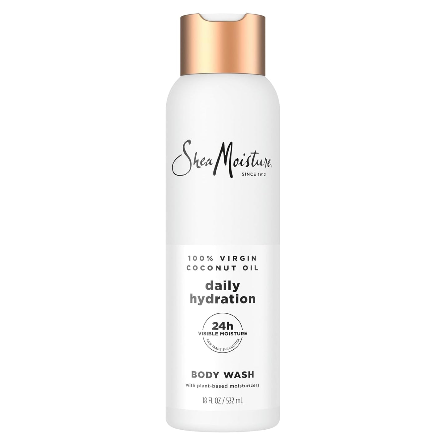 SheaMoisture Coconut Hibiscus Body Wash Glowing Radiance Glowing Radiance body wash for 24H Visible Moisture for Healthy, Glowing Skin 18 oz
