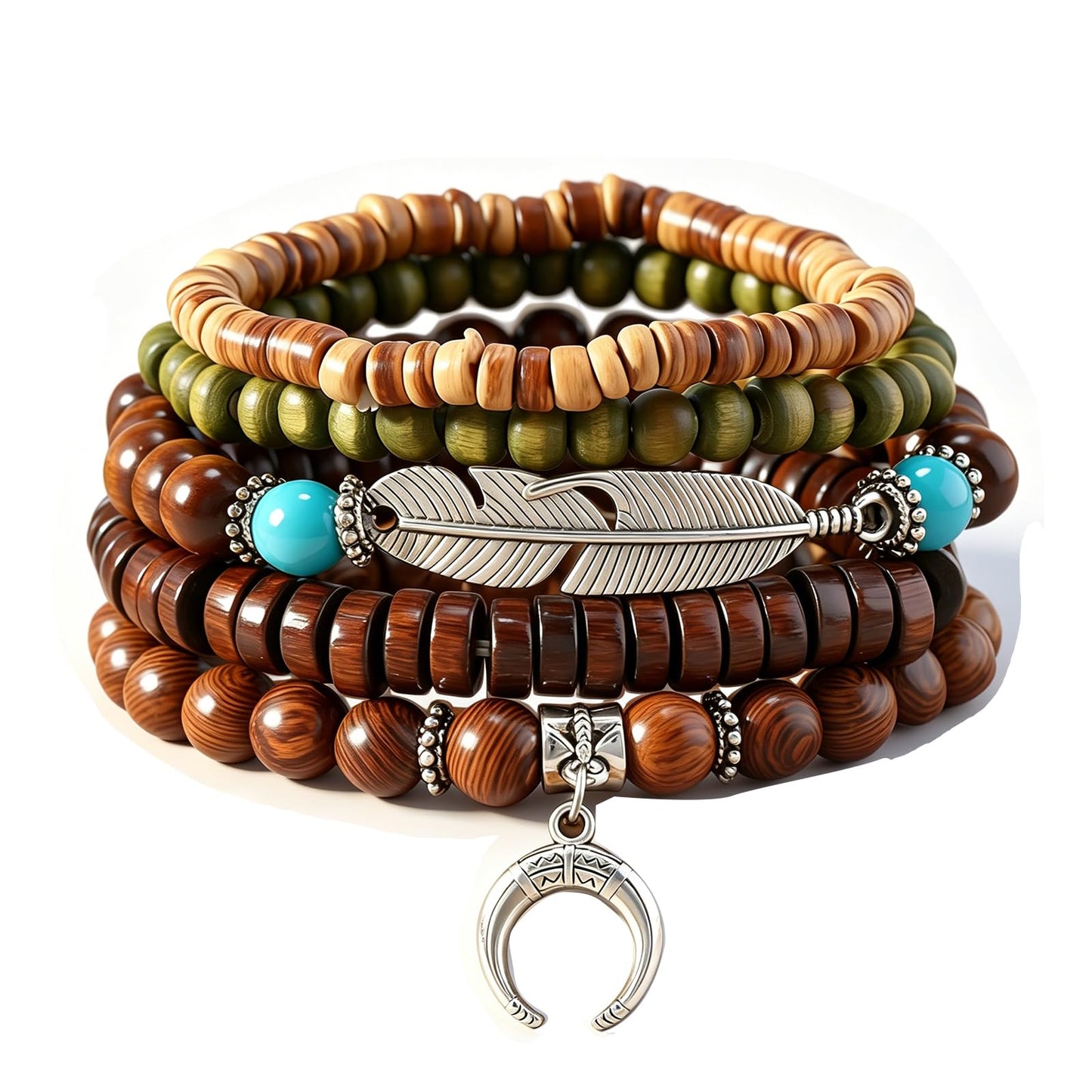 Gothic Bracelet Adjustable Punk Braided Leather Multilayer Grunge Set Bracelets Emo Metal Cuff Wrap Bangles Meaningful Gift