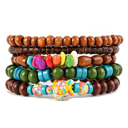 Gothic Bracelet Adjustable Punk Braided Leather Multilayer Grunge Set Bracelets Emo Metal Cuff Wrap Bangles Meaningful Gift