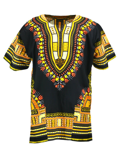 Dashiki Shirt Tribal African Caftan Boho Unisex Top Shirt