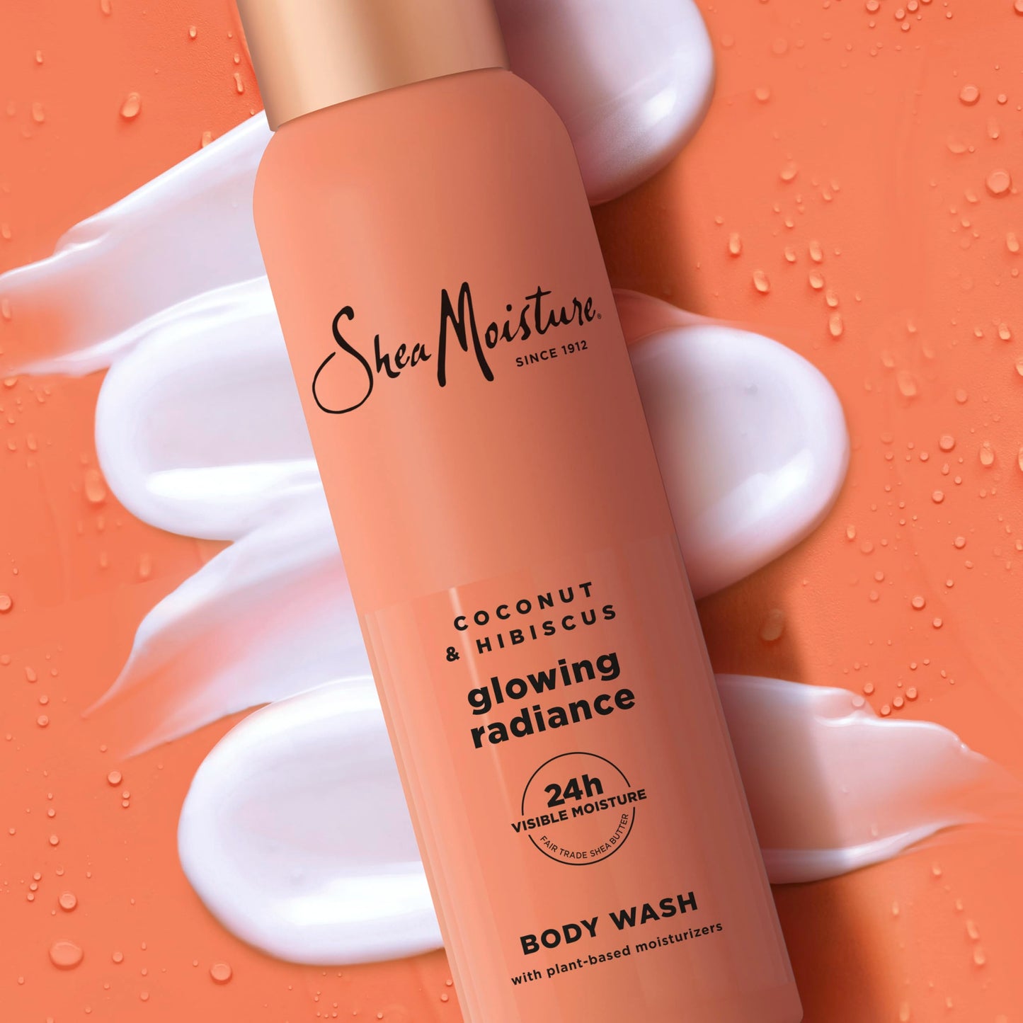 SheaMoisture African Black Soap Body Wash Calm and clearing body wash for 24H Visible Moisture for Healthy, Glowing 18 Oz