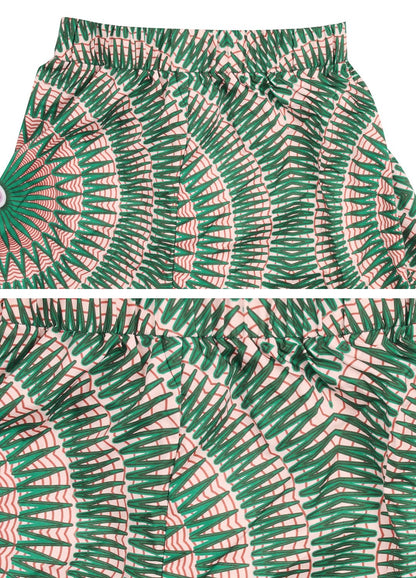 Women's African Jumpsuits Rompers V-Neck Multi-Way Wide Leg Pants