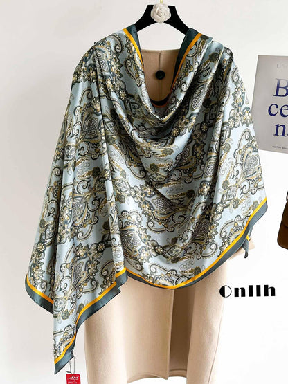Large Shawl Scarf For Women Lightweight Wraps Silky Headscarf Long Sunscreen Scarfs