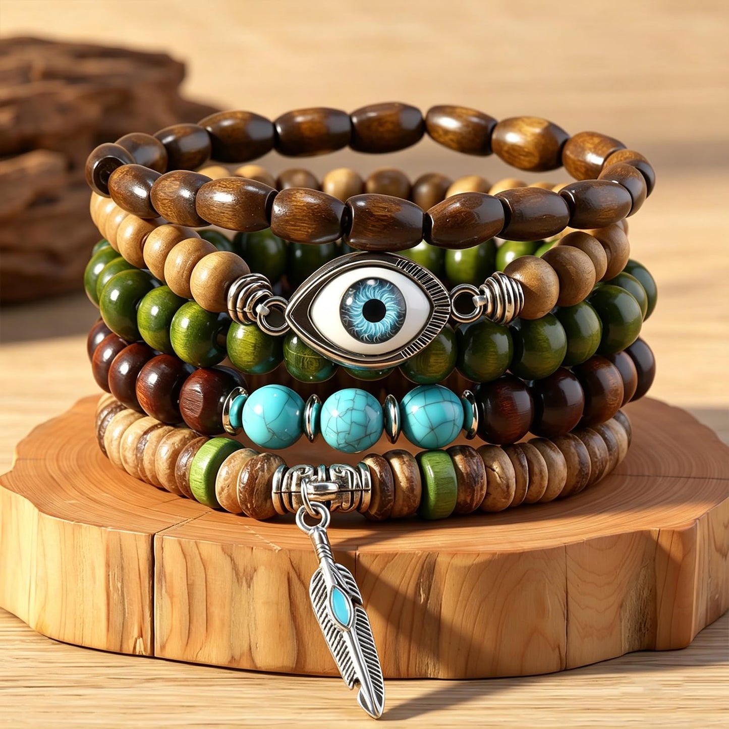 Gothic Bracelet Adjustable Punk Braided Leather Multilayer Grunge Set Bracelets Emo Metal Cuff Wrap Bangles Meaningful Gift