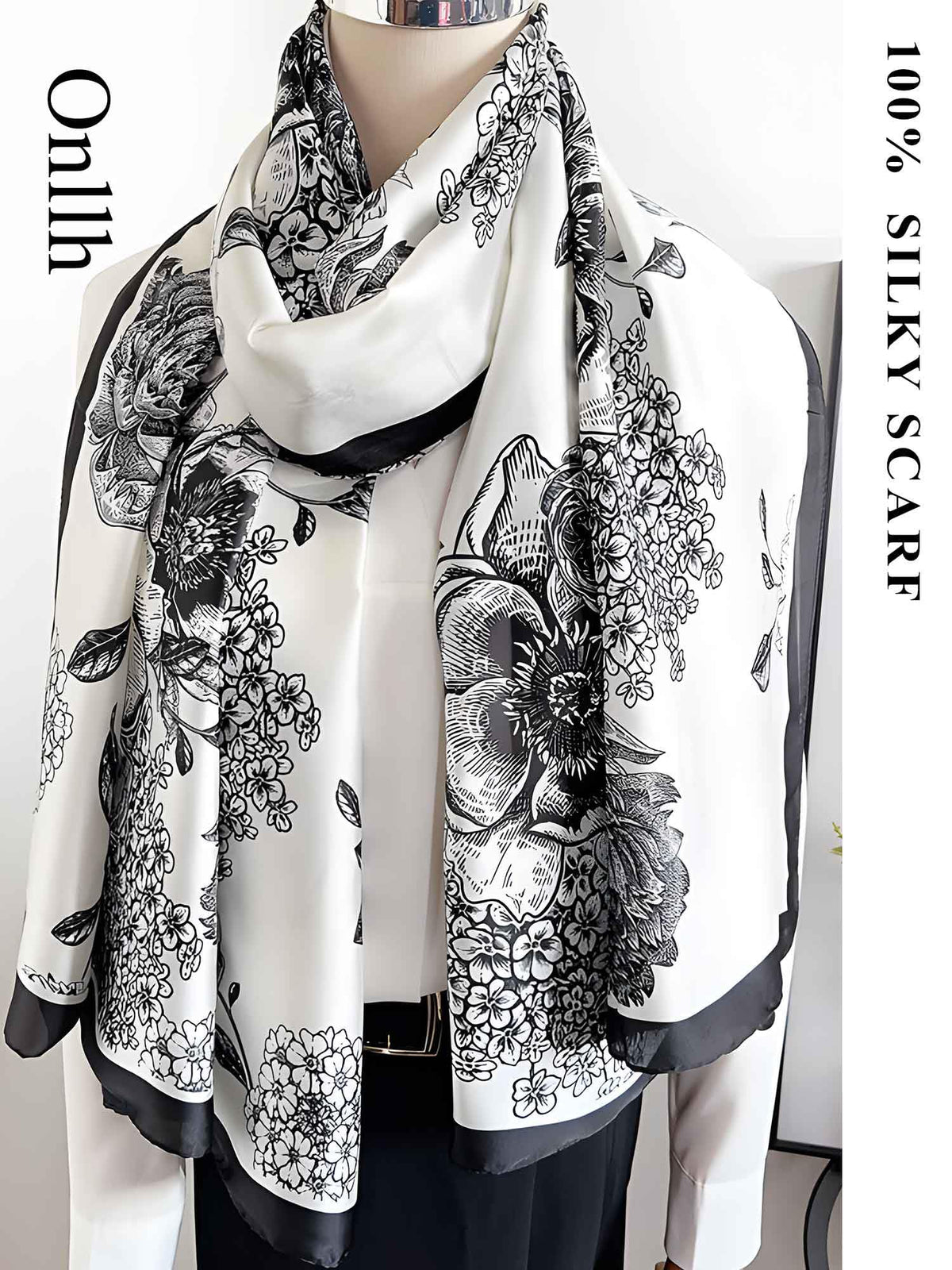 Large Shawl Scarf For Women Lightweight Wraps Silky Headscarf Long Sunscreen Scarfs