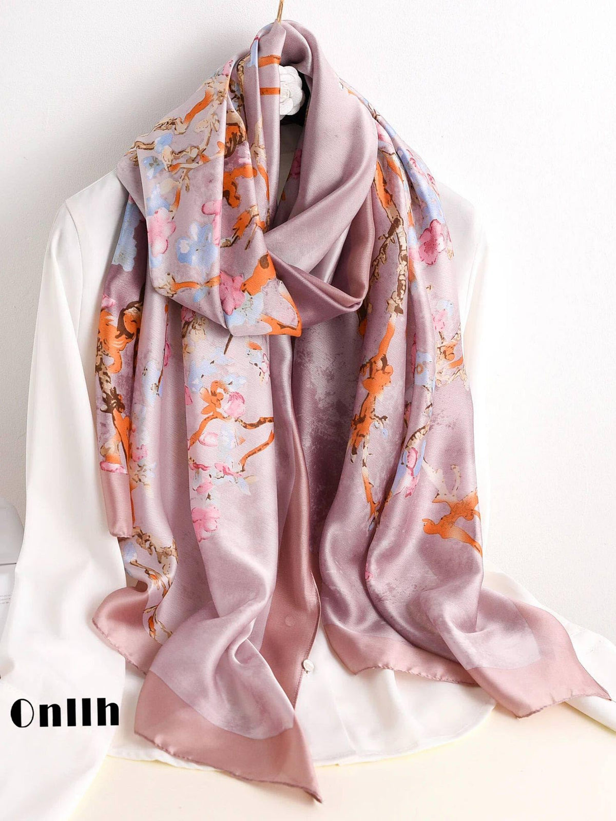 Large Shawl Scarf For Women Lightweight Wraps Silky Headscarf Long Sunscreen Scarfs