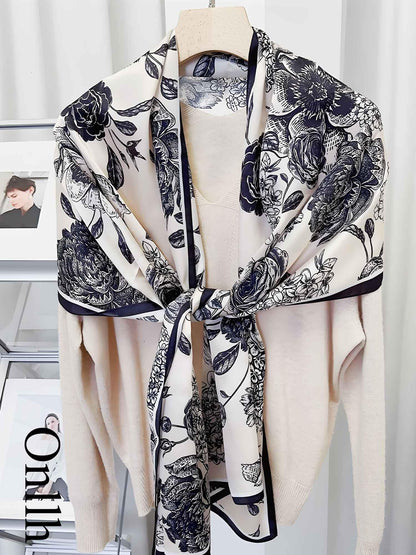 Large Shawl Scarf For Women Lightweight Wraps Silky Headscarf Long Sunscreen Scarfs