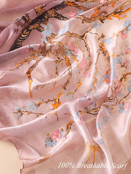 Large Shawl Scarf For Women Lightweight Wraps Silky Headscarf Long Sunscreen Scarfs