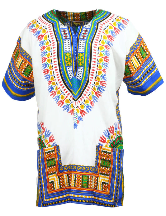 Dashiki Shirt Tribal African Caftan Boho Unisex Top Shirt