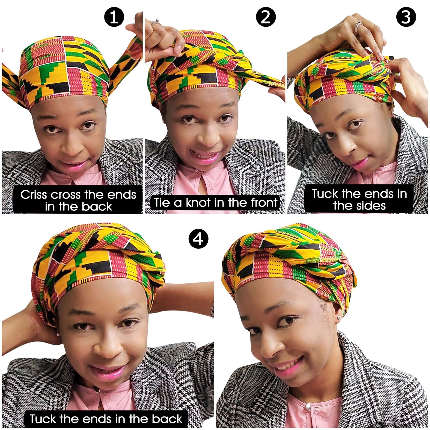 Ankara African Print Soft Headwraps Headband Long Hair Head Wrap Scarf Turban Tie Jersey Knit African head wraps