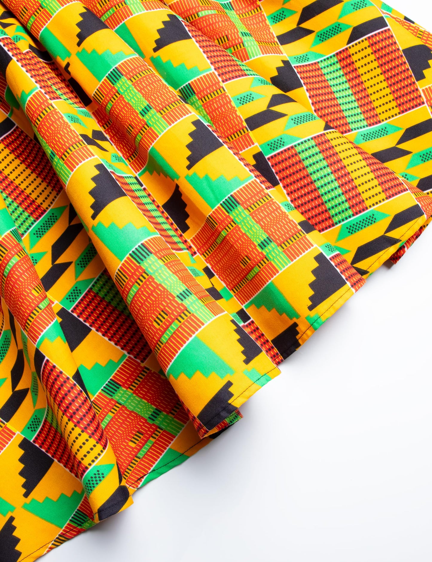 Women's African Print Dress Ankara Wax Dresses Lantern Sleeves
