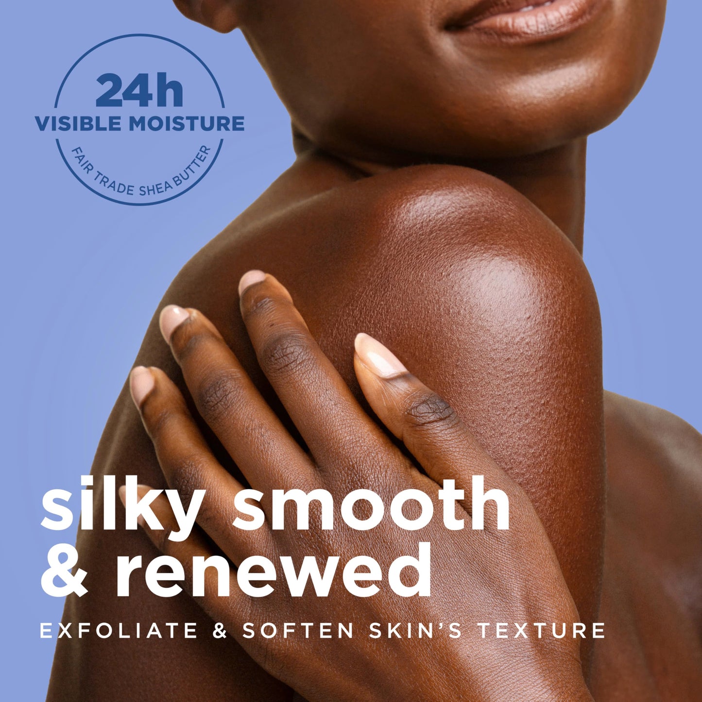SheaMoisture African Black Soap Body Wash Calm and clearing body wash for 24H Visible Moisture for Healthy, Glowing 18 Oz