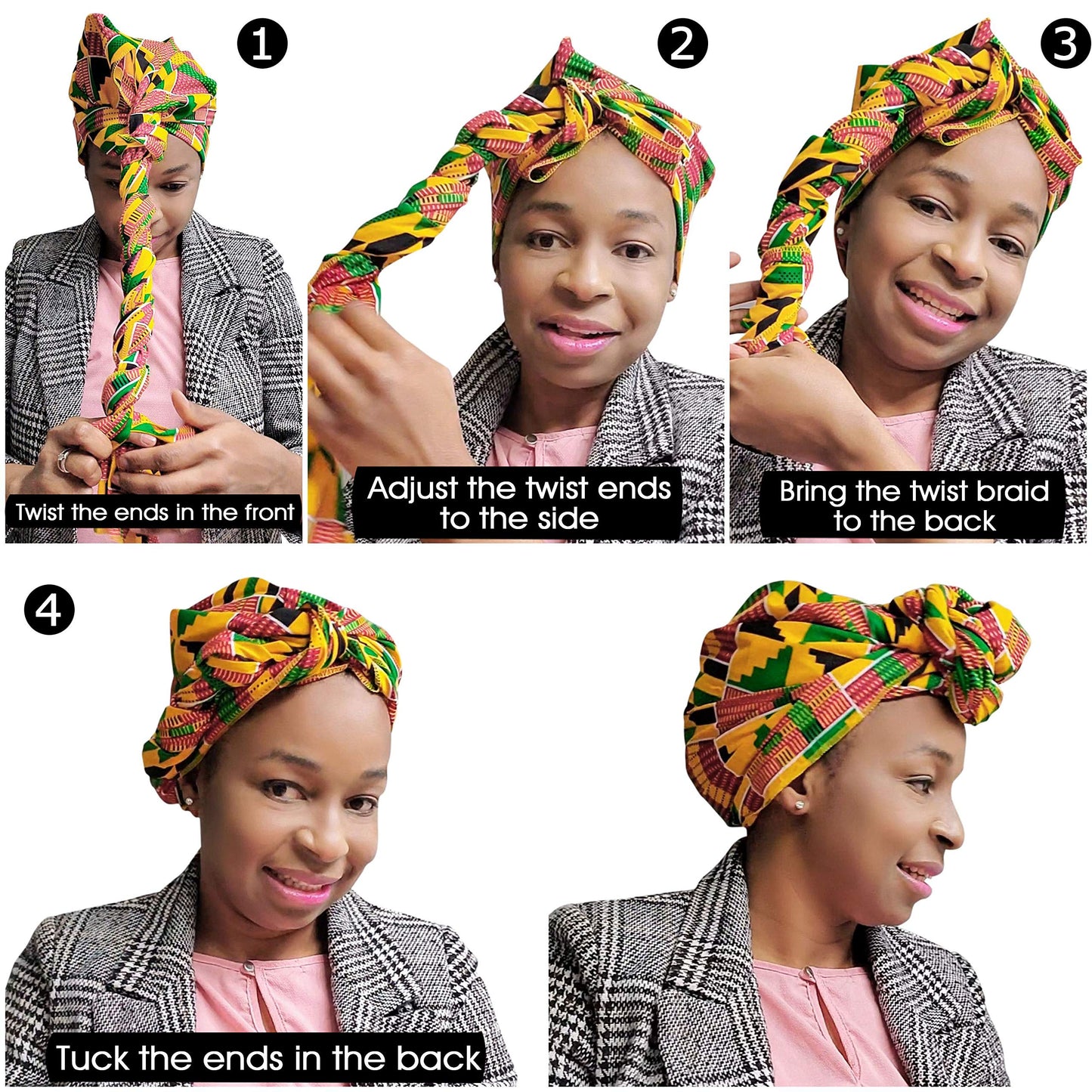 Ankara African Print Soft Headwraps Headband Long Hair Head Wrap Scarf Turban Tie Jersey Knit African head wraps